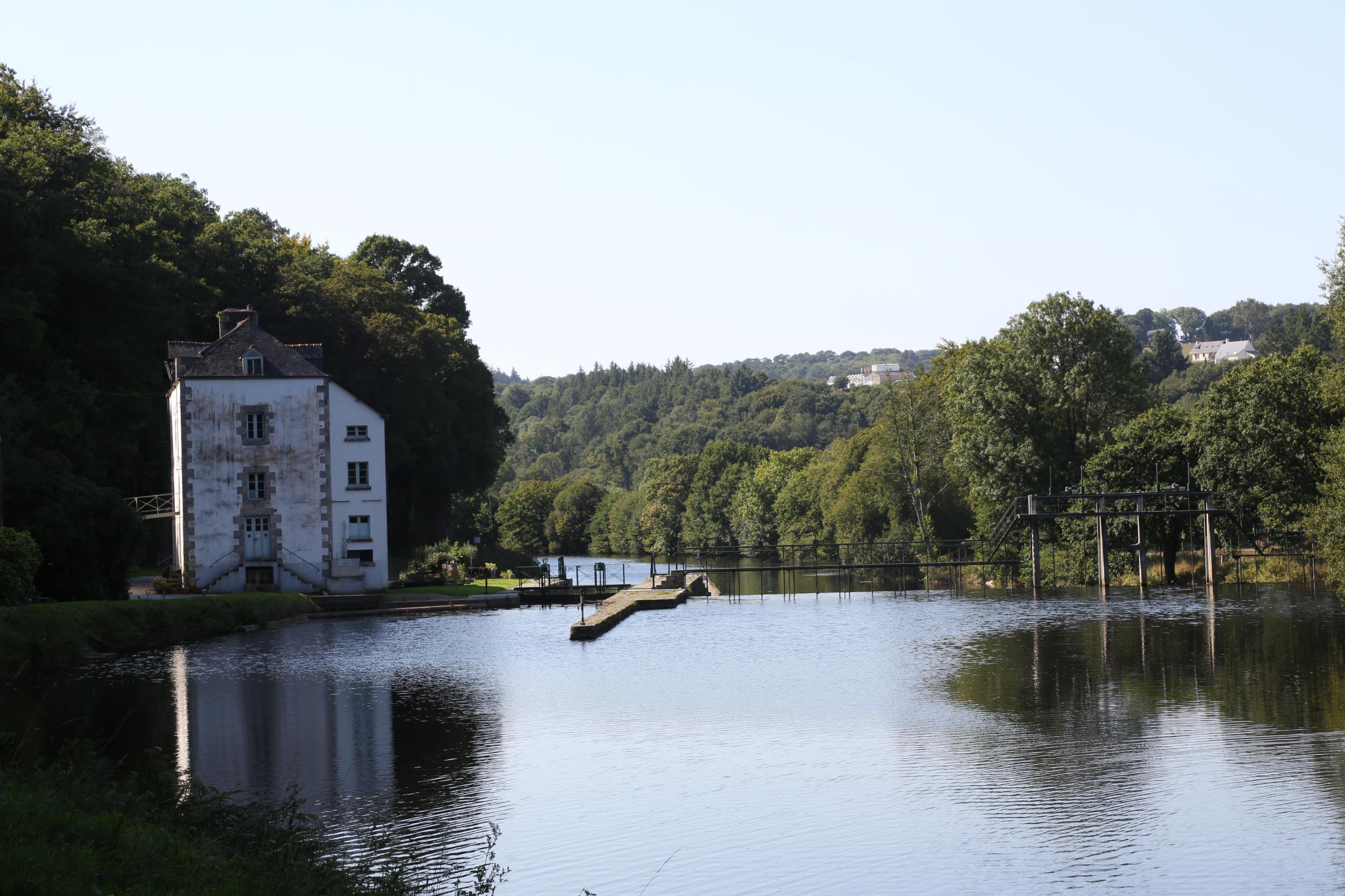 Sluis Moulin le Roc'h, Blavet