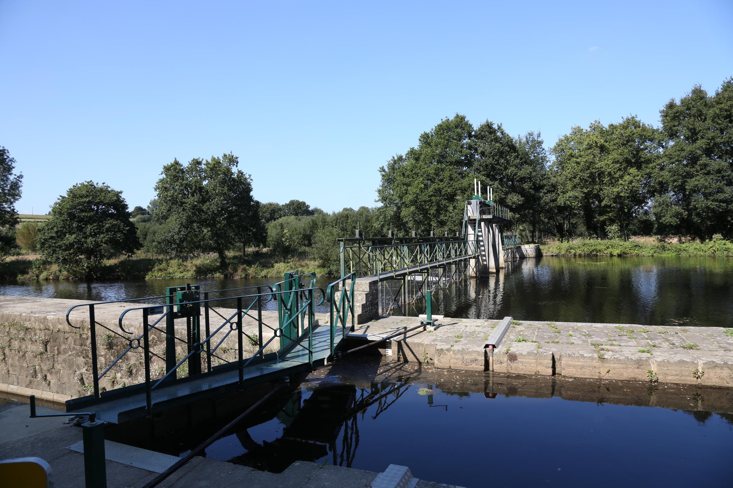 Sluis Moulin le Roc'h, Blavet