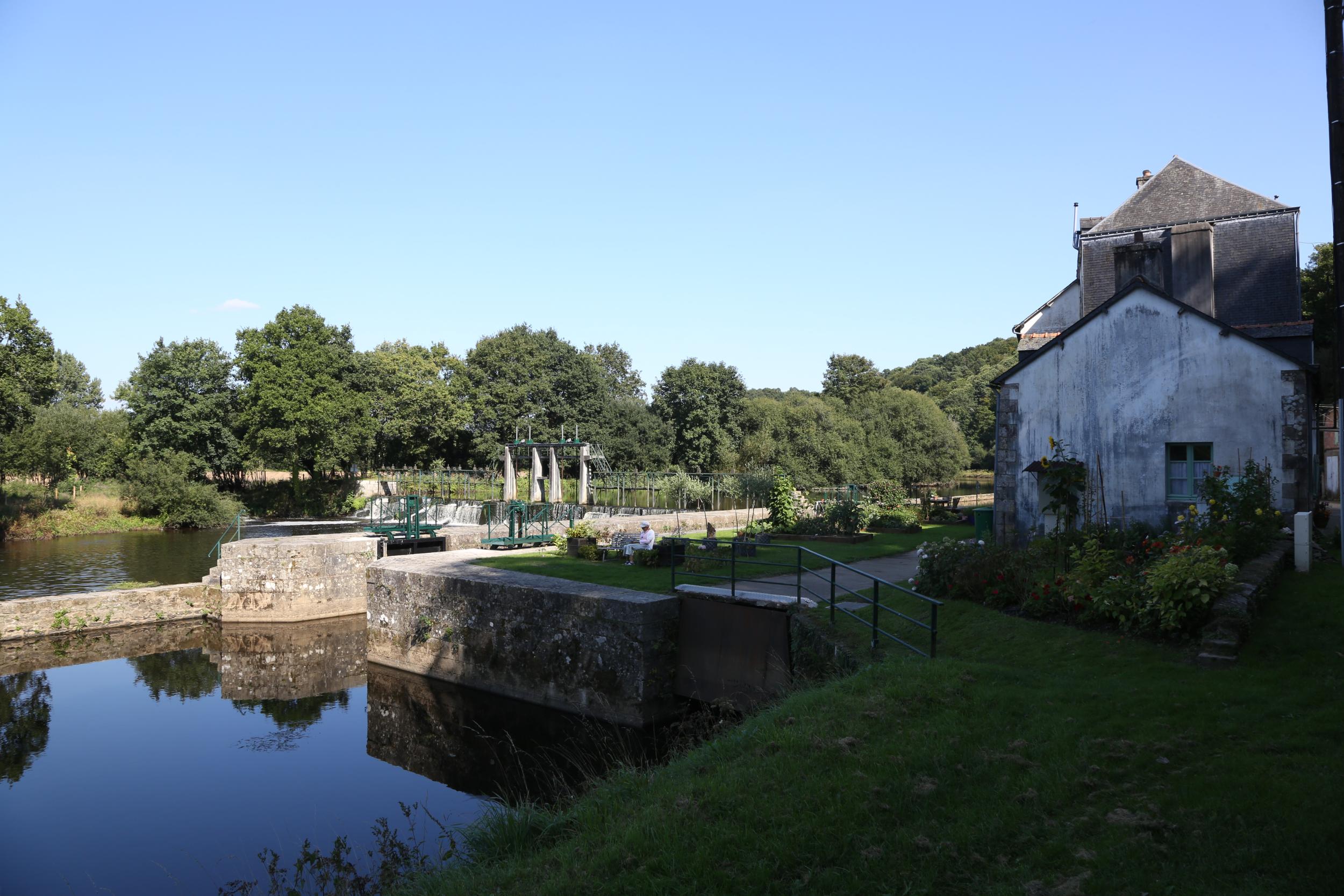 Sluis Moulin le Roc'h, Blavet