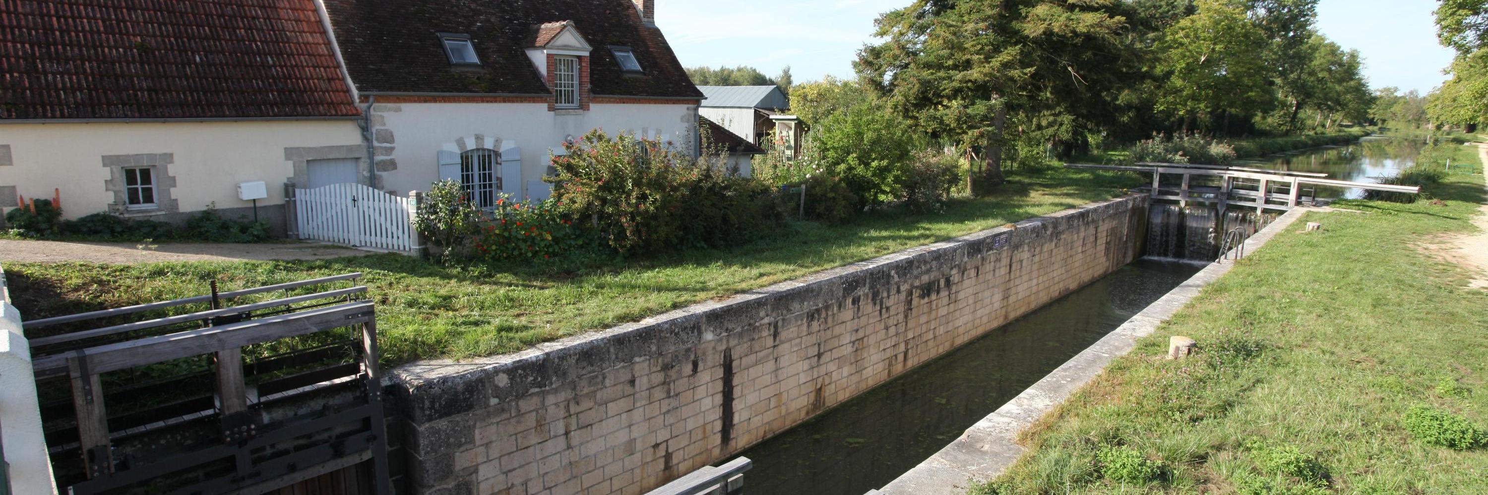 Sluis de Chancy, Canal d'Orleans